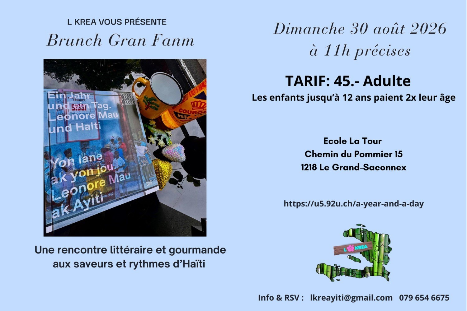 Brunch Gran Fanm 30 aout 2026